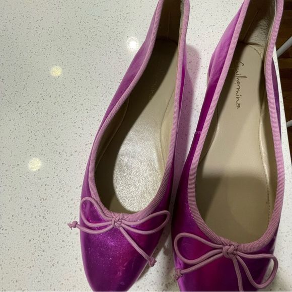 Guilhermina Mirabelle Ballet Flats Metallic Magenta - Size 6 - Picture 2 of 8
